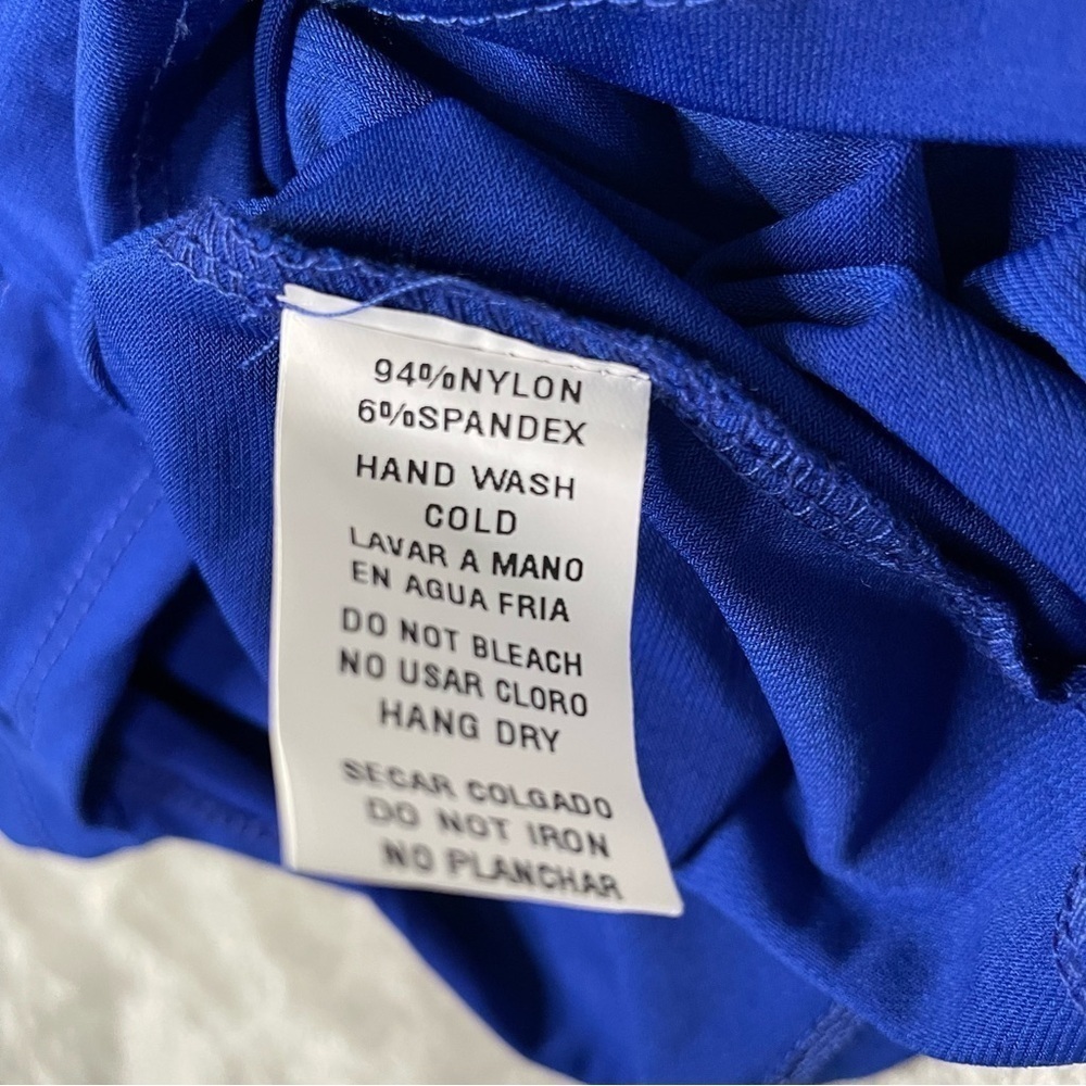 NWT Love Culture Studded Sheer Romper Royal Blue Size Medium Sexy Night Out - Picture 7 of 10